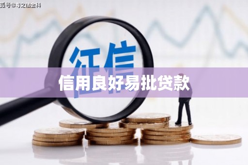 铁锋信用良好易批贷款