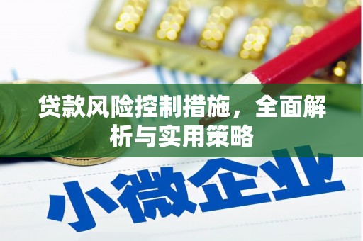 莫旗贷款风险控制措施，全面解析与实用策略