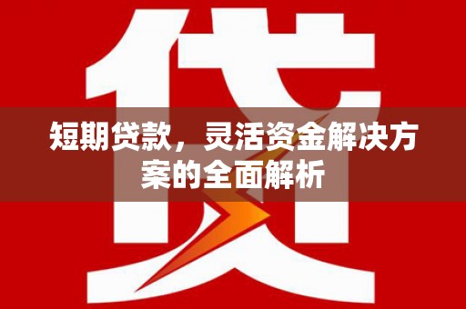 汉川短期贷款，灵活资金解决方案的全面解析