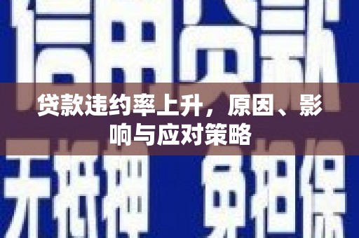 靖州贷款违约率上升，原因、影响与应对策略