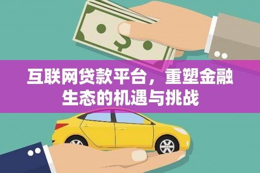 桐乡互联网贷款平台，重塑金融生态的机遇与挑战