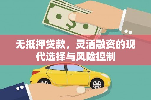 修武无抵押贷款，灵活融资的现代选择与风险控制