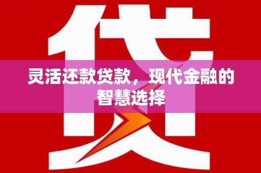 埌东灵活还款贷款，现代金融的智慧选择