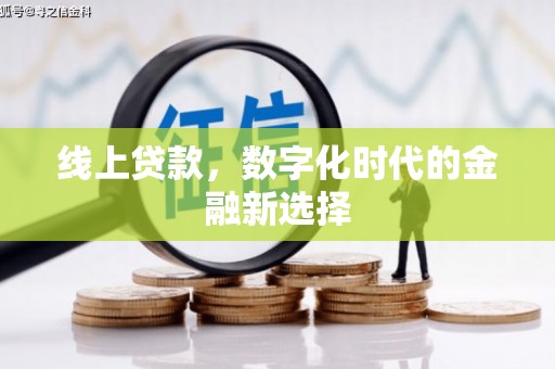 佳里线上贷款，数字化时代的金融新选择