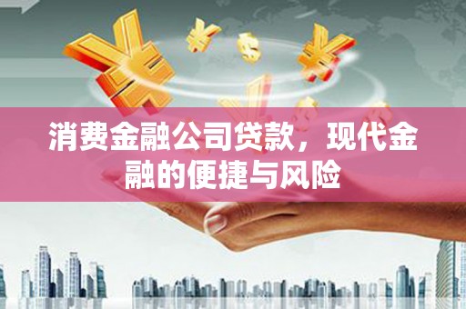 大溪消费金融公司贷款，现代金融的便捷与风险