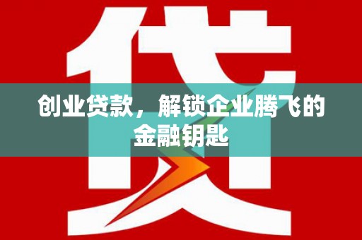 果洛创业贷款，解锁企业腾飞的金融钥匙