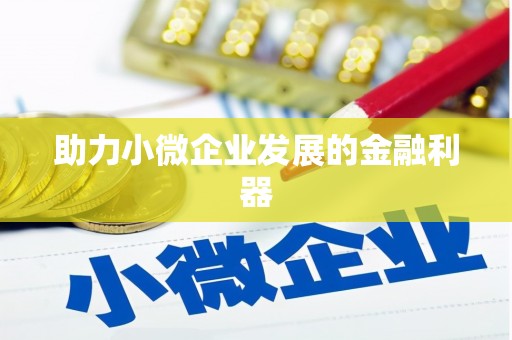 高坪助力小微企业发展的金融利器