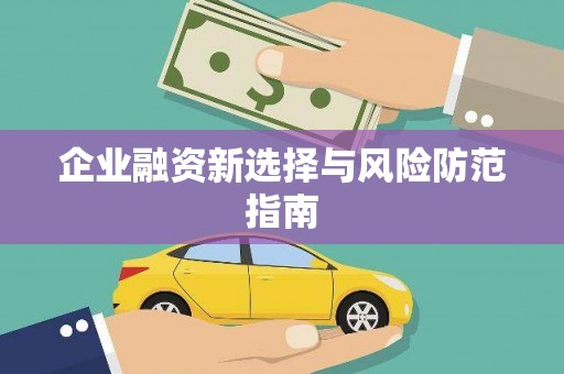 宁海企业融资新选择与风险防范指南
